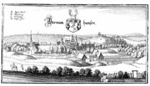 Merianstich  Bornhausen