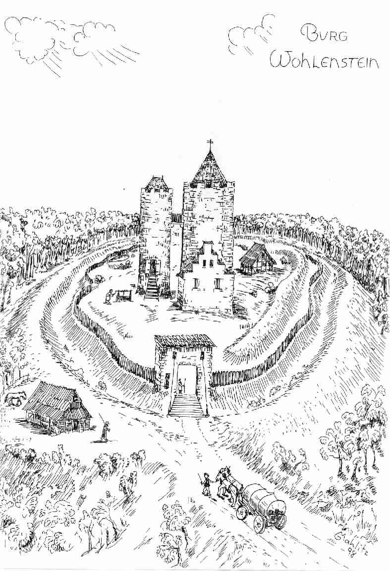 Bild vergr��ern: Rekonstruktion Burg