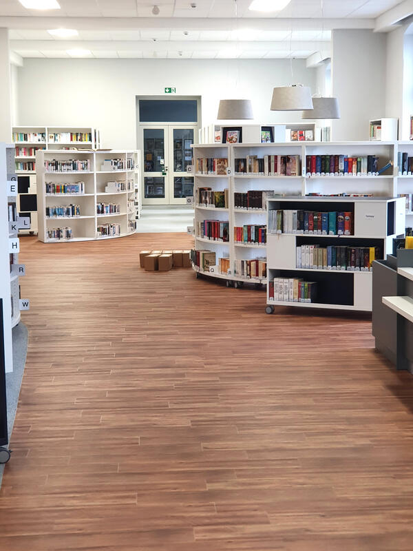 Bild vergr&ouml;&szlig;ern: Die neue Stadtb&uuml;cherei.
