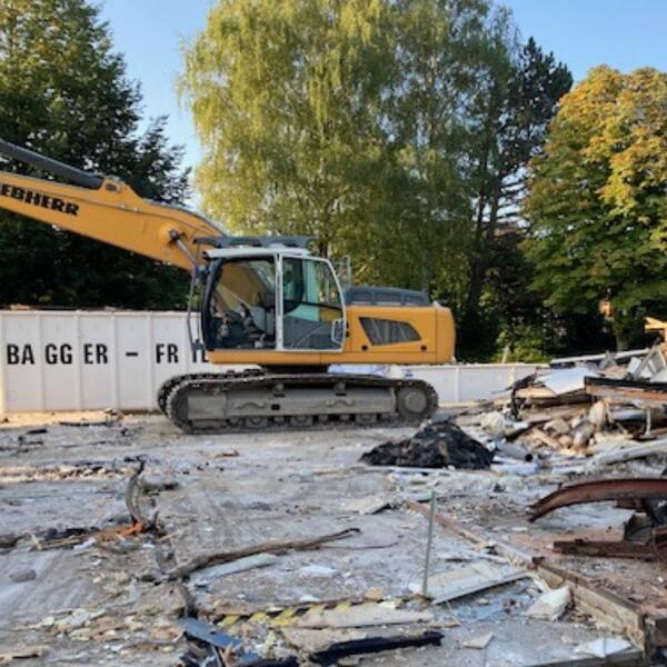 Bild vergr&ouml;&szlig;ern: Abriss alter Kindergarten
