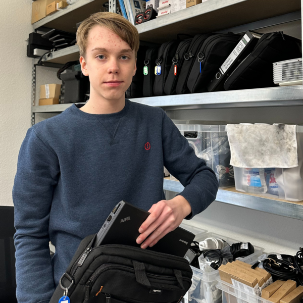 Bild vergr&ouml;&szlig;ern: Nicolas Probst, Berufspraktikum Stadtverwaltung