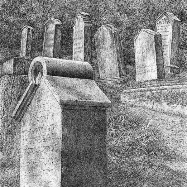 Bild vergr&ouml;&szlig;ern: Zeichnungen j&uuml;discher Friedhof3